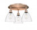 Bristol - 3 Light - 19 inch - Antique Copper - Semi-Flush Mount (3442|516-3C-AC-GBD-752)