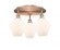 Cindyrella - 3 Light - 20 inch - Antique Copper - Semi-Flush Mount (3442|516-3C-AC-G651-8)