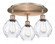 Waverly - 3 Light - 18 inch - Antique Copper - Semi-Flush Mount (3442|516-3C-AC-G362)