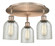 Caledonia - 3 Light - 17 inch - Antique Copper - Semi-Flush Mount (3442|516-3C-AC-G259)