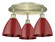 Plymouth - 3 Light - 19 inch - Antique Brass - Semi-Flush Mount (3442|516-3C-AB-MBD-75-RD)