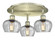 Fenton - 3 Light - 18 inch - Antique Brass - Semi-Flush Mount (3442|516-3C-AB-G92)