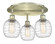 Belfast - 3 Light - 18 inch - Antique Brass - Semi-Flush Mount (3442|516-3C-AB-G1013)