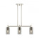 Crown Point - 3 Light - 31 inch - Polished Nickel - Island Light (3442|434-3I-PN-G434-7SM)