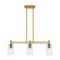 Crown Point - 3 Light - 31 inch - Brushed Brass - Island Light (3442|434-3I-BB-G434-7SDY)