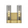 Empire - 2 Light - 11 inch - Brushed Brass - Bath Vanity Light (3442|429-2W-BB-G429-11SM)