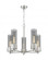 Bolivar - 5 Light - 25 inch - Satin Nickel - Chain Hung - Chandelier (3442|428-5CR-SN-G428-12SM)