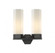 Claverack - 2 Light - 13 inch - Matte Black - Bath Vanity Light (3442|427-2W-BK-G427-14WH)