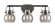 Pilaster II Sphere - 3 Light - 27 inch - Matte Black - Bath Vanity Light (3442|423-3W-BK-G410-6SM)