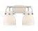 Pilaster II Bell - 2 Light - 17 inch - Satin Nickel - Bath Vanity Light (3442|423-2W-SN-G412-6WH)