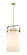 Pilaster - 4 Light - 12 inch - Brushed Brass - Pendant (3442|413-4SL-BB-G413-4S-12WH)