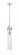 Pilaster - 1 Light - 4 inch Glass - Polished Nickel - Pendant (3442|413-1SS-PN-G413-1S-4SDY)