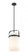 Pilaster - 1 Light - 8 inch Glass - Matte Black - Pendant (3442|413-1SM-BK-G413-1S-8WH)