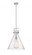 Newton Cone - 1 Light - 16 inch - Brushed Satin Nickel - Stem hung - Pendant (3442|411-1SL-SN-G411-16SDY)