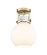 Newton Sphere - 1 Light - 8 inch - Brushed Brass - Semi-Flush Mount (3442|411-1F-BB-G410-8WH)