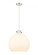 Newton Sphere - 3 Light - 18 inch - Polished Nickel - Cord hung - Pendant (3442|410-3PL-PN-G410-18WH)