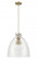 Newton Bell - 3 Light - 18 inch - Brushed Brass - Cord hung - Pendant (3442|410-3PL-BB-G412-18CL)