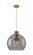 Newton Sphere - 3 Light - 18 inch - Brushed Brass - Cord hung - Pendant (3442|410-3PL-BB-G410-18SM)