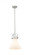 Newton Cone - 1 Light - 10 inch - Satin Nickel - Mini Pendant (3442|410-1SM-SN-G411-10WH)