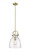 Newton Bell - 1 Light - 10 inch - Brushed Brass - Multi Pendant (3442|410-1SM-BB-G412-10SDY)