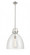 Newton Bell - 1 Light - 16 inch - Satin Nickel - Pendant (3442|410-1SL-SN-G412-16CL)