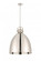 Newton Sphere - 1 Light - 18 inch - Polished Nickel - Multi Pendant (3442|410-1SL-PN-M412-18PN)