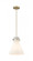 Newton Cone - 1 Light - 10 inch - Brushed Brass - Cord hung - Pendant (3442|410-1PM-BB-G411-10WH)