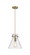 Newton Cone - 1 Light - 10 inch - Brushed Brass - Cord hung - Pendant (3442|410-1PM-BB-G411-10SDY)