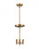 Lake Placid - 3 Light - 16 inch - Brushed Brass - Pendant (3442|221-3S-BB)