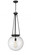 Beacon - 1 Light - 16 inch - Matte Black - Chain Hung - Pendant (3442|221-1P-BK-G204-16)