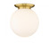 Beacon - 1 Light - 16 inch - Satin Gold - Flush Mount (3442|221-1F-SG-G201-16)