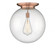 Beacon - 1 Light - 18 inch - Antique Copper - Flush Mount (3442|221-1F-AC-G204-18)