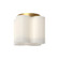 Clover 9-in Brushed Gold/Opal Glass LED Flush Mount (461|FM54809-BG/OP)