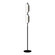 Hilo 63-in Black LED Floor Lamp (461|FL28563-BK)