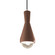 Erlen 1-Light Pendant (254|CER-6520-CLAY-NCKL-BKCD)