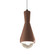 Erlen 1-Light Pendant (254|CER-6520-CLAY-MBLK-WTCD)