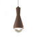 Erlen 1-Light Pendant (254|CER-6520-CLAY-MBLK-WTCD)