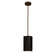 Rectangle Pendant (254|CER-6210-CRB-DBRZ-RIGID)