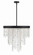 Winham 6 Light Black Forged Chandelier (205|WIN-616-BF-CL-MWP)