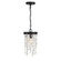 Winham 1 Light Black Forged Mini Pendant (205|WIN-610-BF-CL-MWP)