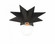 Astro 12'' Black Flush Mount (205|9230-BK)