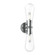 Marcel 5-in Chrome 2 Lights Wall/Vanity (7713|WV464002CH)
