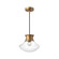 Marcel 11-in Aged Gold 1 Light Pendant (7713|PD464012AG)