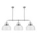 Lancaster 55-in Chrome 3 Lights Linear Pendant (7713|LP461155CH)