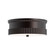 Rue 14-in Warm Bronze 3 Lights Flush Mount (7713|FM416114WB)