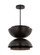 The Shanti Large Double 2-Light Damp Rated Integrated Dimmable LED Ceiling Pendant in Dark Bronze (7355|SLPD13227BZ)