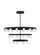 The Esfera Three Tier X-Large 36-Light Damp Rated Integrated Dimmable LED Ceiling Chandelier (7355|KWCH19627B)