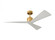 Adler 52-inch indoor/outdoor Energy Star ceiling fan in burnished brass finish (6|3ADR52BBS)