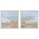 Uttermost Abstract Coastline Framed Prints, S/2 (85|41468)