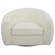 Uttermost Capra Art Deco White Swivel Chair (85|23747)